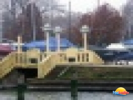 Balatonföldvár Galamb-sziget híddal